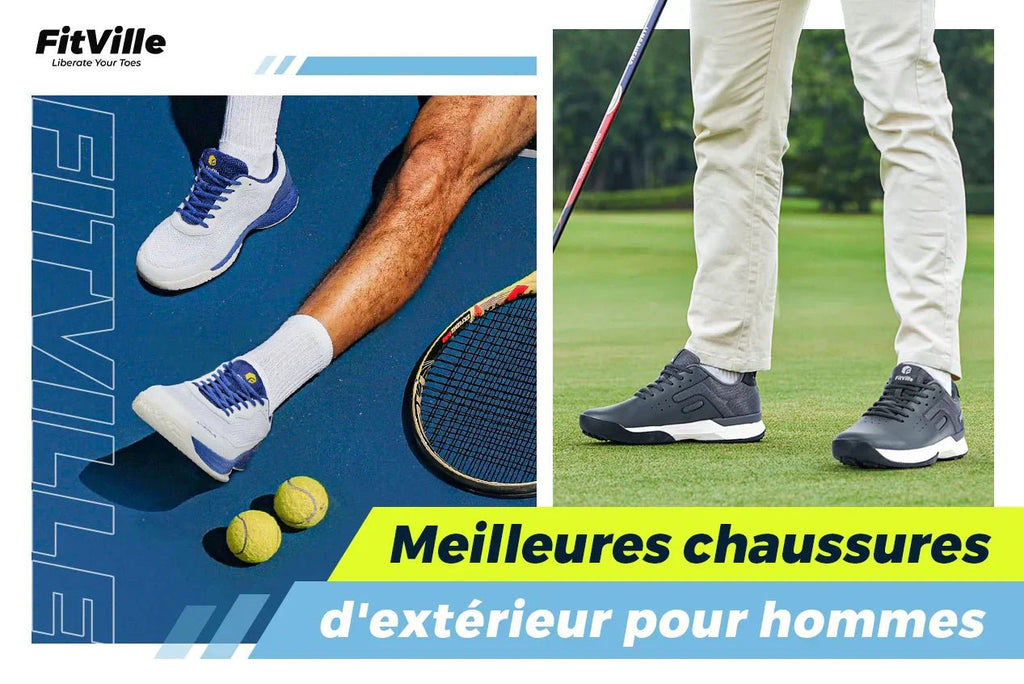 Chaussures De Randonnée Homme Sans Lacets En Cuir - Baskets De Marche Orthopédiques Pour Hallux Valgus - Taille 47/48 - Semelle Antidérapante - 6