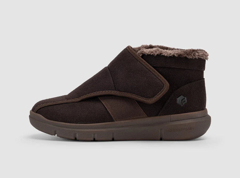 FitVille Men's EasyTop Diabetic Winter Boots V1 - 11