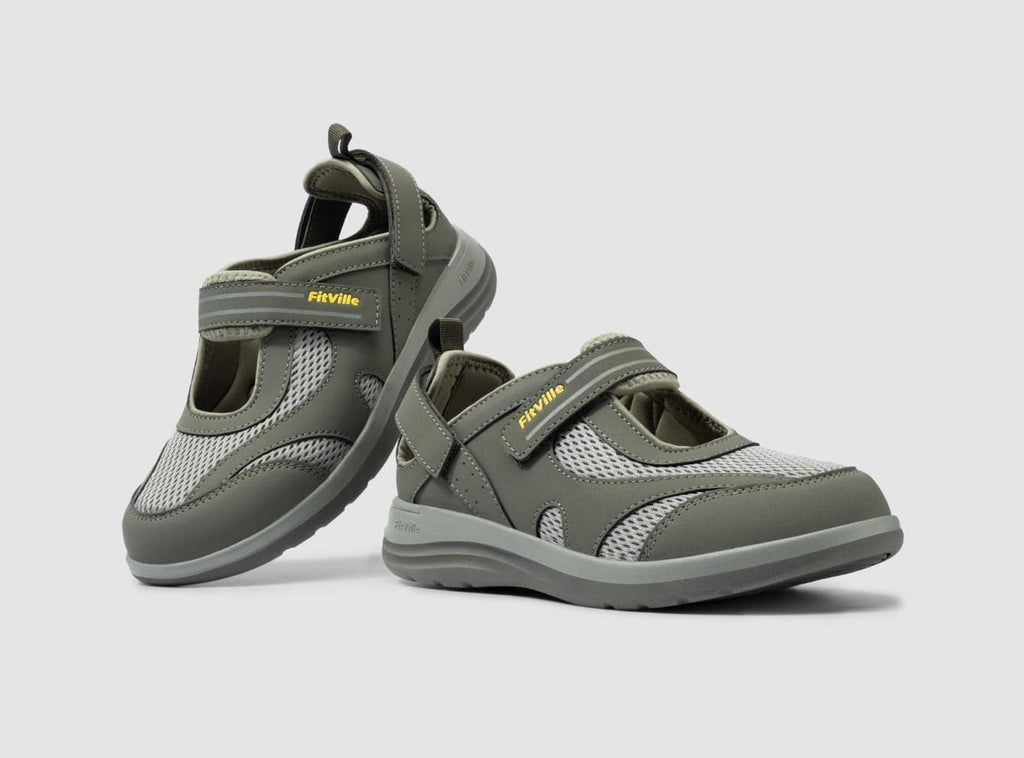 FitVille Damen FlexiWalk Mary Jane Sandalen V1 - 20