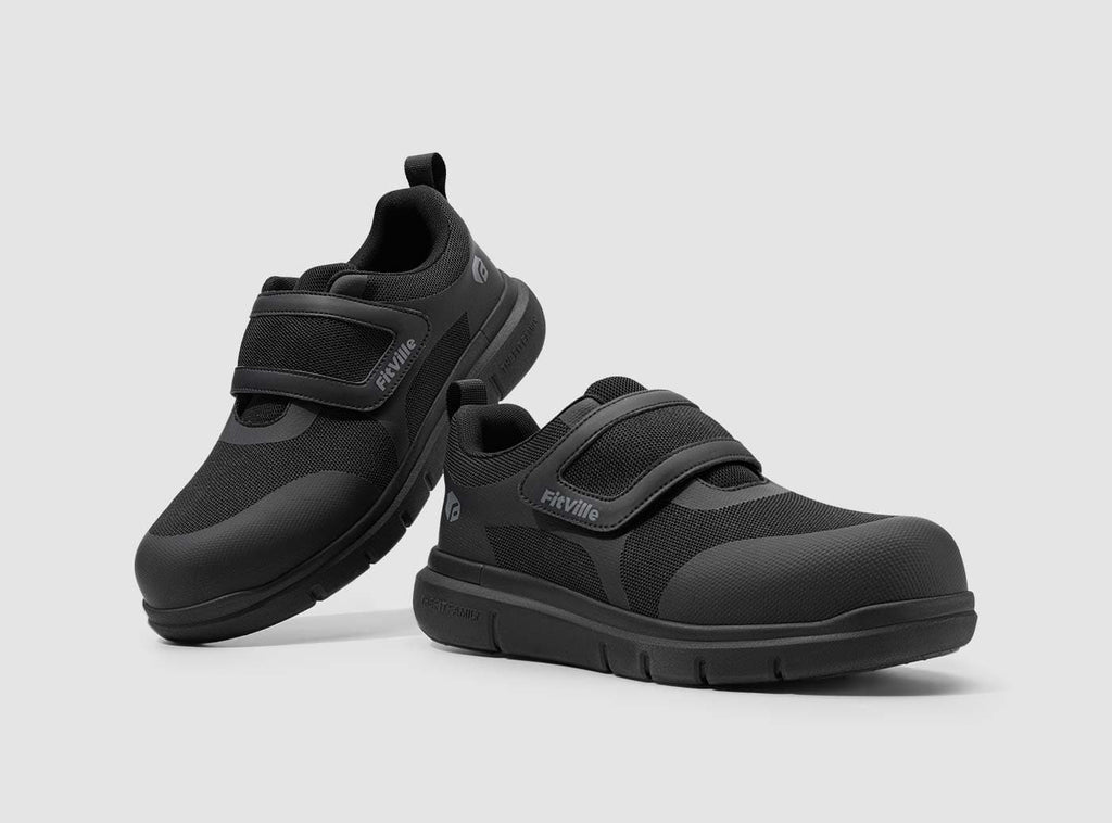 FitVille Herren Velcro ToeShield Sicherheitsschuhe V1 - 8