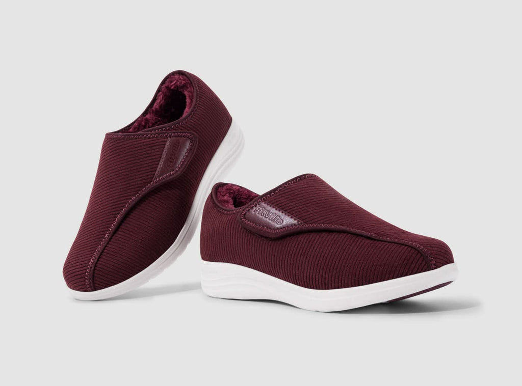 FitVille Damen EasyTop Komfort Hausschuhe V1 - 30