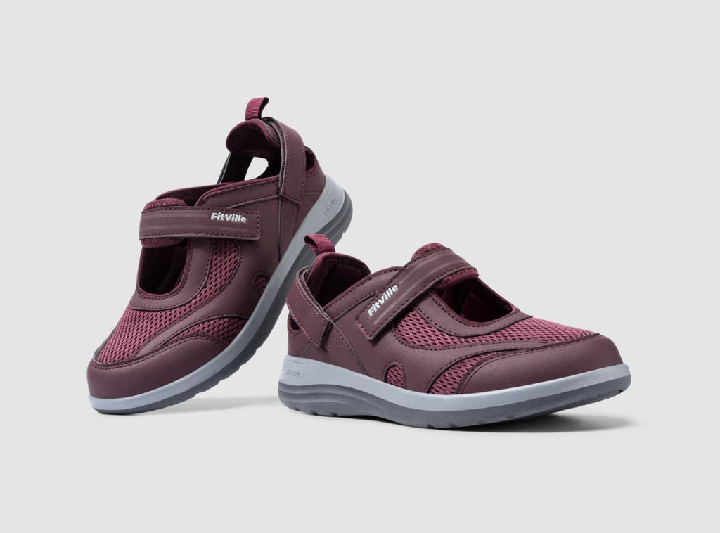 FitVille Damen FlexiWalk Mary Jane Sandalen V1 - 10