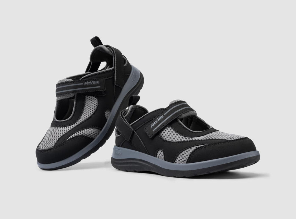 FitVille Damen FlexiWalk Mary Jane Sandalen V1 - 30