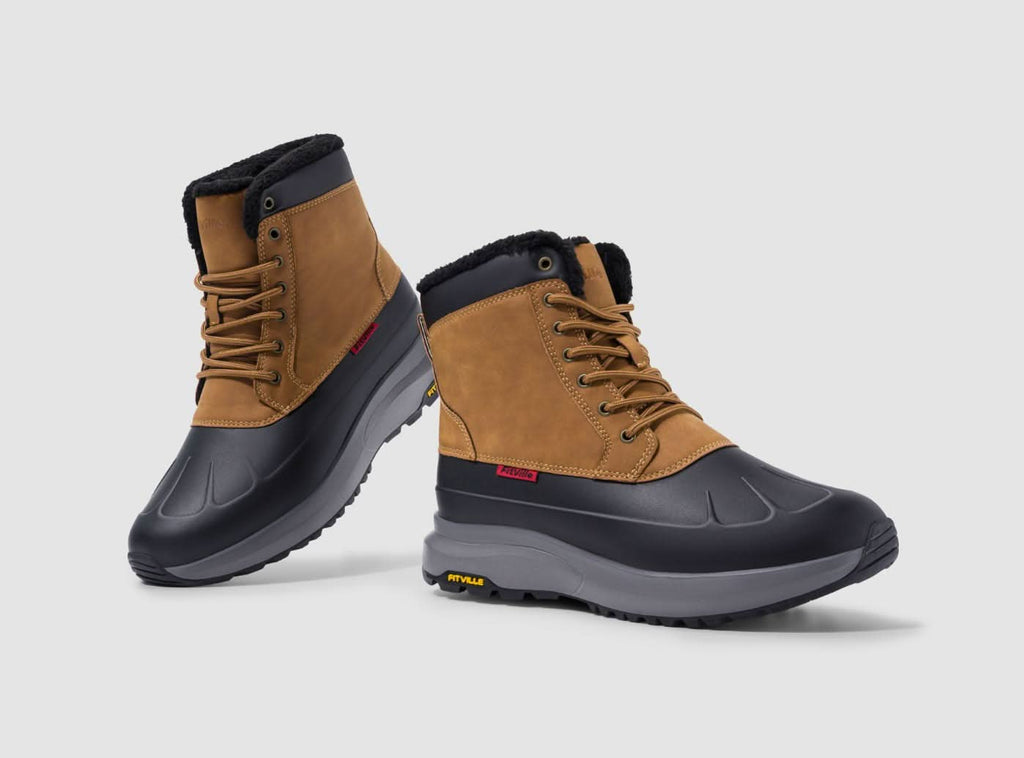 FitVille Herren CozyCore Winterstiefel V10 - 10