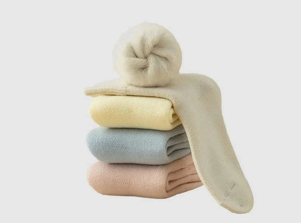 FitVille Damen Cozy Winter Fleece - gefüttert Crew Socken 3 - Paar Bundle - 5