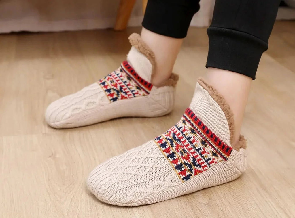 FitVille Gestrickte Thermo - Socken (Unisex) - 8