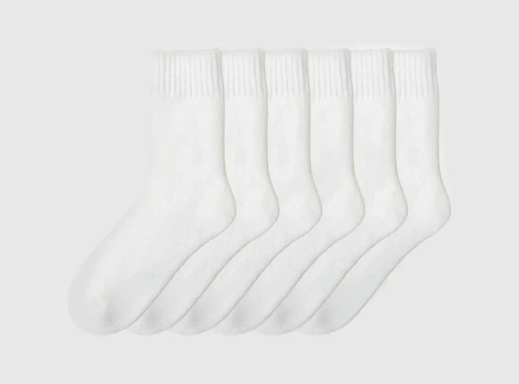 FitVille Damen Cozy Winter Fleece - gefüttert Crew Socken 3 - Paar Bundle - 8