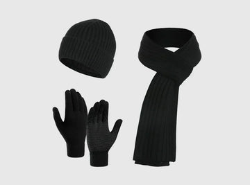 FitVille Winter Mütze, Schal und Handschuhe Set (Unisex) - 1