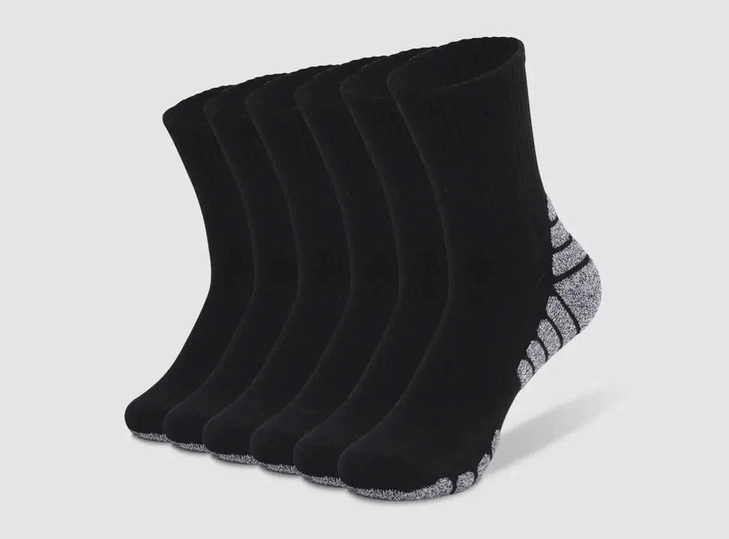 FitVille Herren Mid - Calf Athletic Socken 3 - Paar Bundle - 18