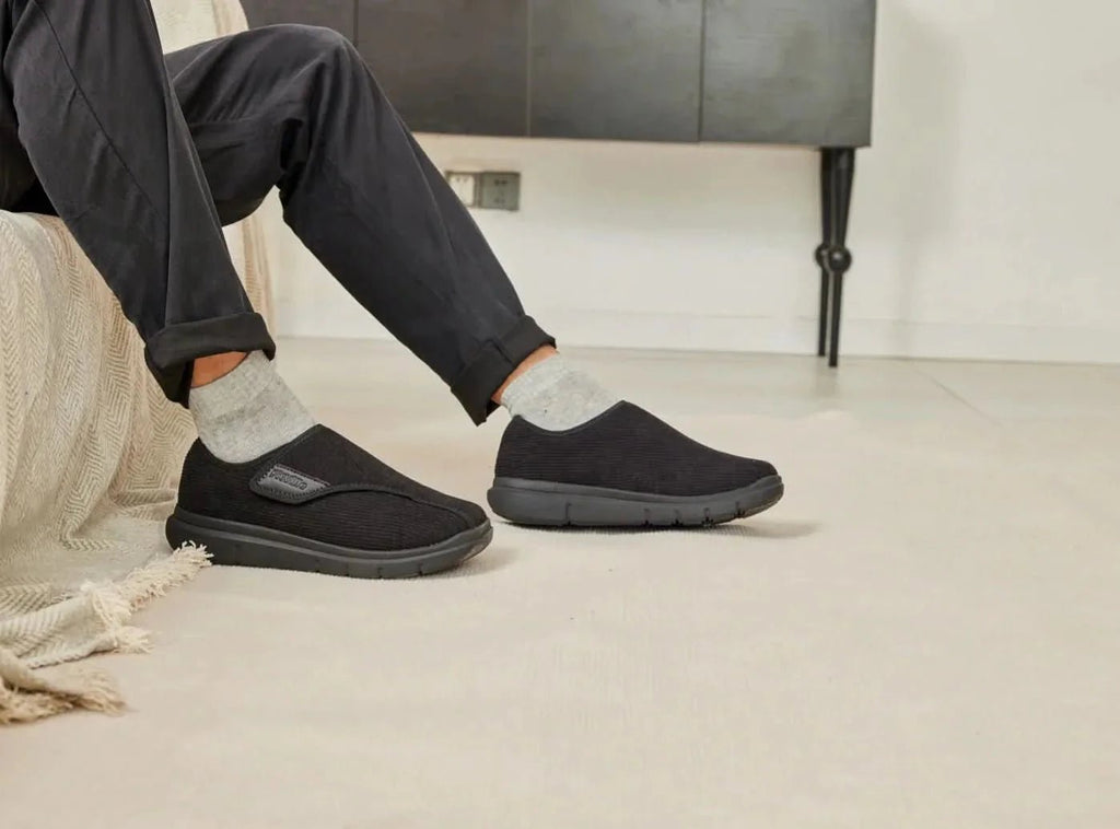 FitVille Herren EasyTop Komfort Hausschuhe V1 - 22
