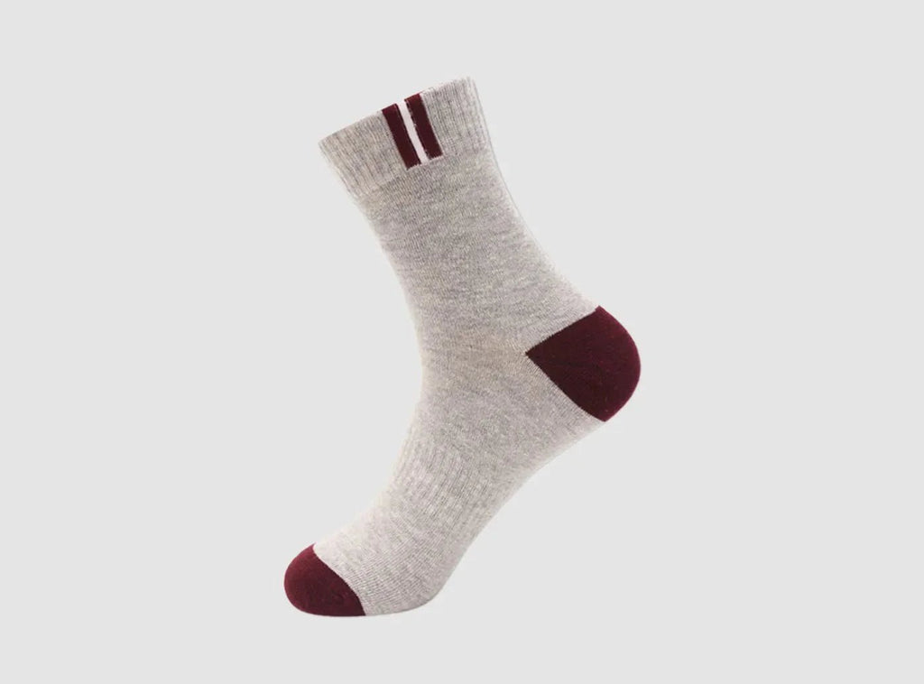 FitVille Men's Business Long Socks 5 - Pair Bundle - 10