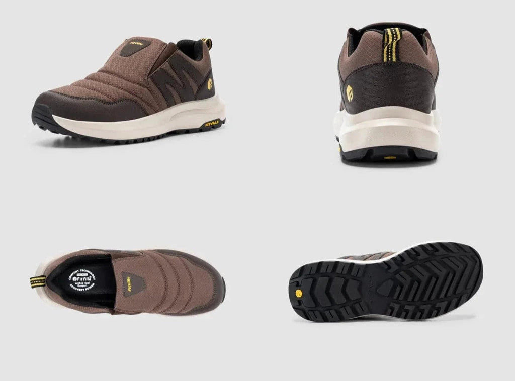 FitVille Herren Explorer Outdoor Slip - On Schuhe V2 - 16